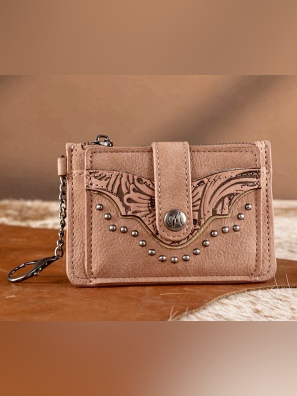 Montana West Floral Tooled Wallet